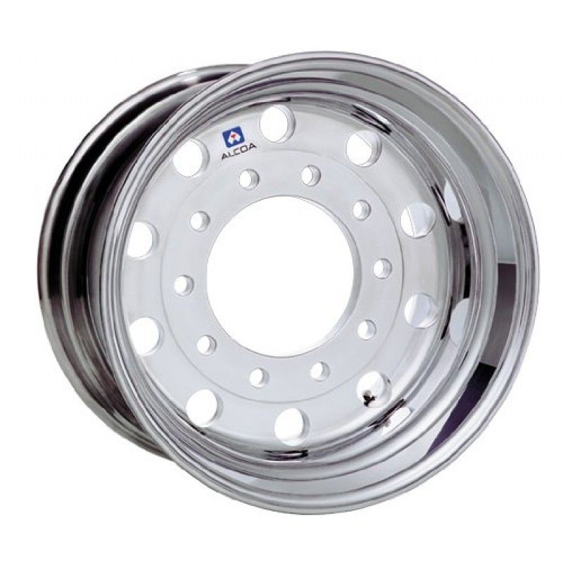 22.5x12.25 Alcoa High Polish Both Sides 2.75" Offset Super-Single Float Front Wheel