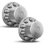 Alcoa Rear Chrome Interlocking Hub Cover Kit (Direct Screw On) Single Set of 2